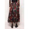 Vanessa Skirt in Midnight Roses - Skirts - 6 - thumbnail