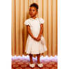 Mini Wrenley Dress in Cream Taffeta - Dresses - 3 - thumbnail