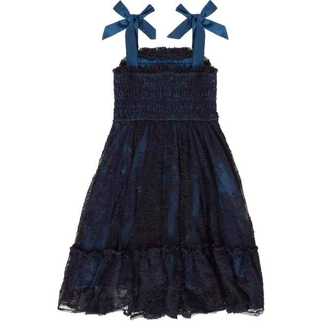 Mini Isadora Dress in Navy & Black - Dresses - 4