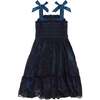 Mini Isadora Dress in Navy & Black - Dresses - 4 - thumbnail