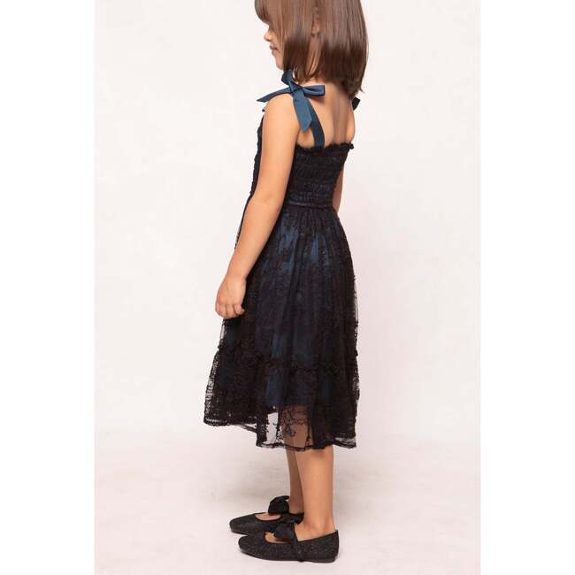 Mini Isadora Dress in Navy & Black - Dresses - 5