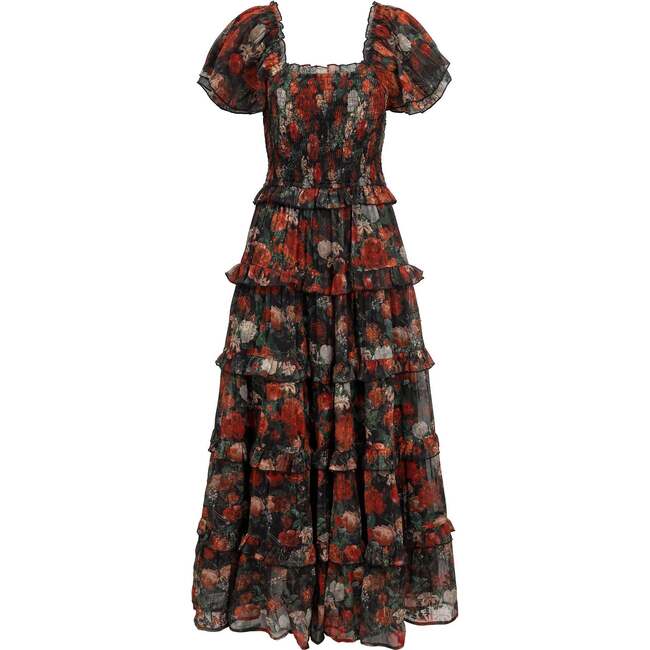 Winnie Dress in Midnight Roses
