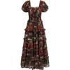 Winnie Dress in Midnight Roses - Dresses - 1 - thumbnail