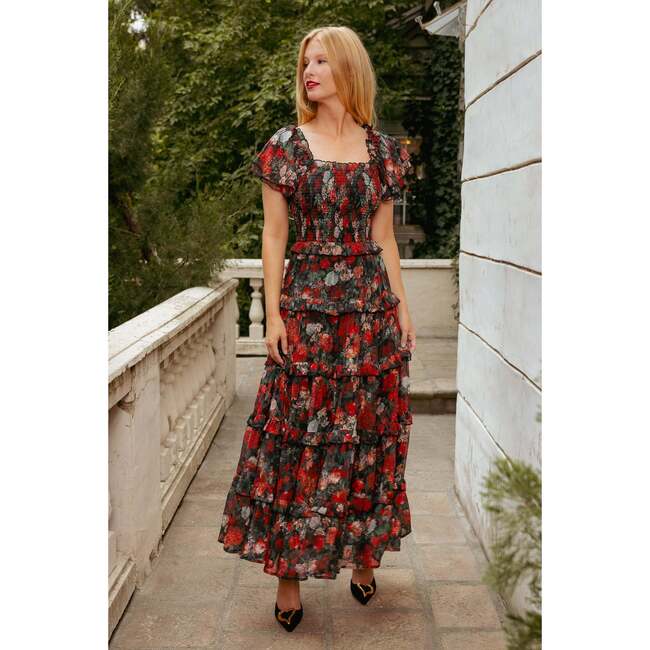 Winnie Dress in Midnight Roses - Dresses - 2