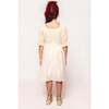 Mini Tindra Dress in Cream Sequin - Dresses - 4 - thumbnail