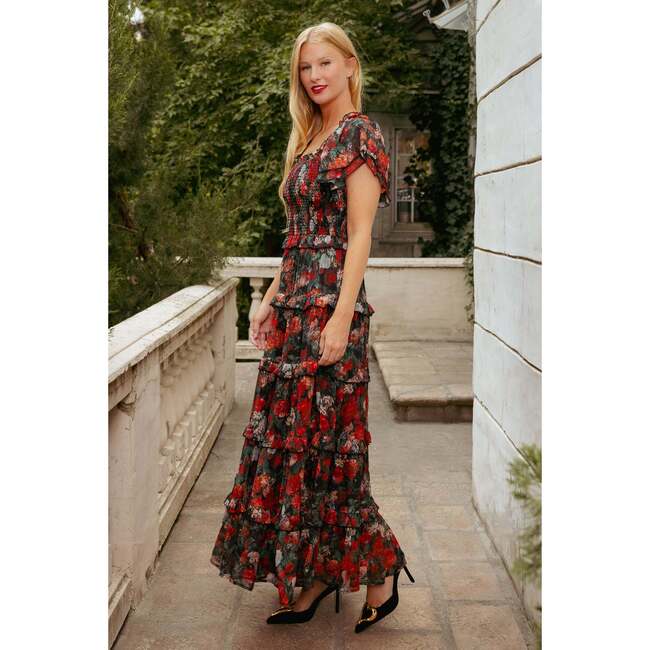 Winnie Dress in Midnight Roses - Dresses - 4