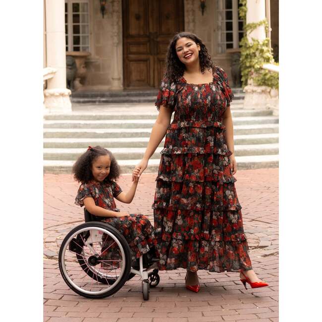 Mini Winnie Dress in Midnight Roses - Dresses - 3