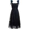 Isadora Dress in Navy & Black - Dresses - 1 - thumbnail