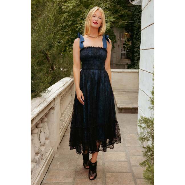 Isadora Dress in Navy & Black - Dresses - 2
