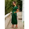 Cassie Dress in Green Taffeta - Dresses - 5 - thumbnail