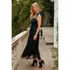 Isadora Dress in Navy & Black - Dresses - 4 - thumbnail