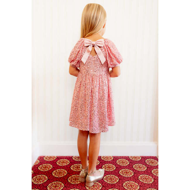 Mini Marisol Dress in Pink Sequin - Dresses - 6