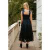 Isadora Dress in Navy & Black - Dresses - 6 - thumbnail