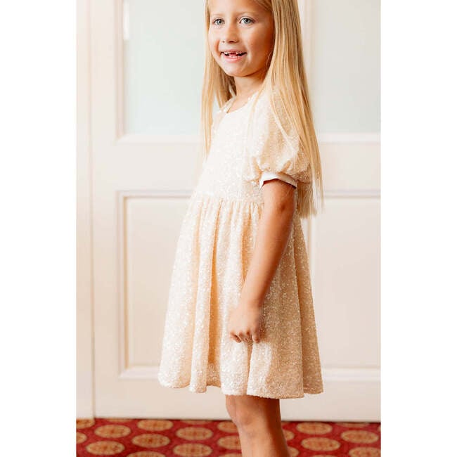 Mini Marisol Dress in Cream Sequin - Dresses - 6