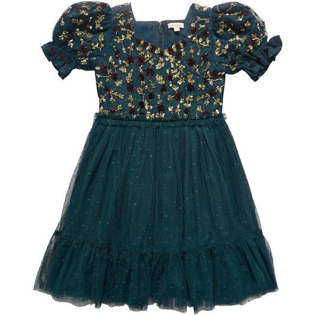 Mini Adara Dress in Green