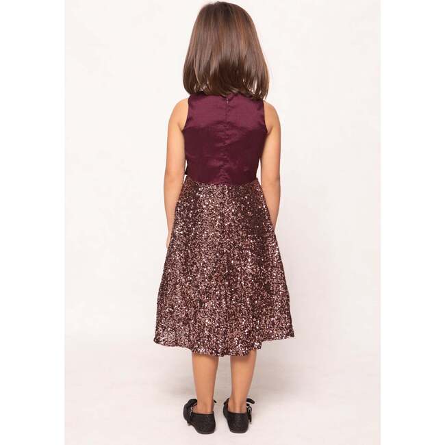 Mini Alexis Dress in Wine - Dresses - 4