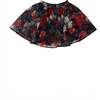 Mini Vanessa Skirt in Midnight Roses - Skirts - 2 - thumbnail