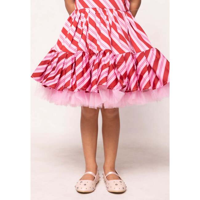 Mini Scottie Dress in Candy Cane Stripes - Dresses - 3