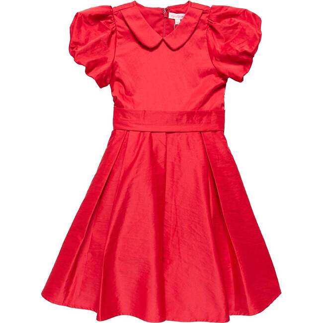 Mini Wrenley Dress in Red Taffeta