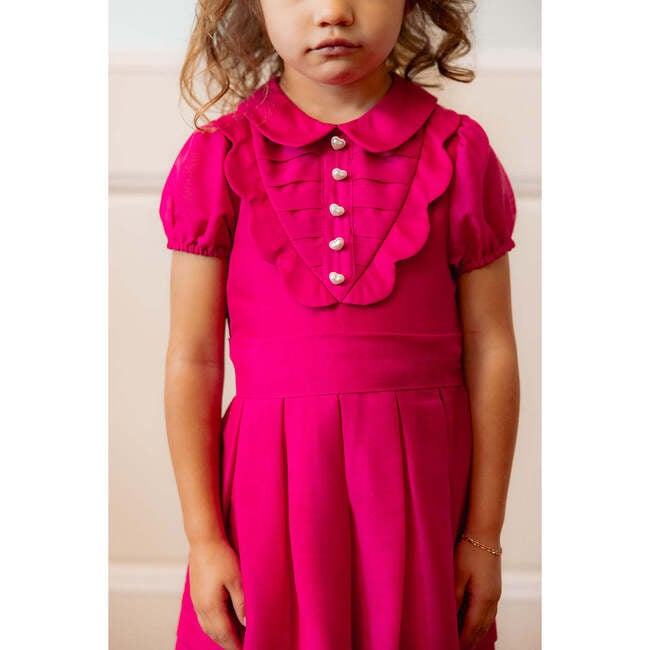 Mini Cassian Dress in Hot Pink - Dresses - 3
