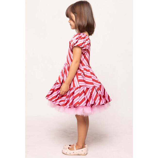 Mini Scottie Dress in Candy Cane Stripes - Dresses - 6