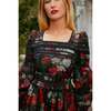 Evangeline Dress in Midnight Roses - Dresses - 2 - thumbnail