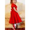 Mini Wrenley Dress in Red Taffeta - Dresses - 2 - thumbnail