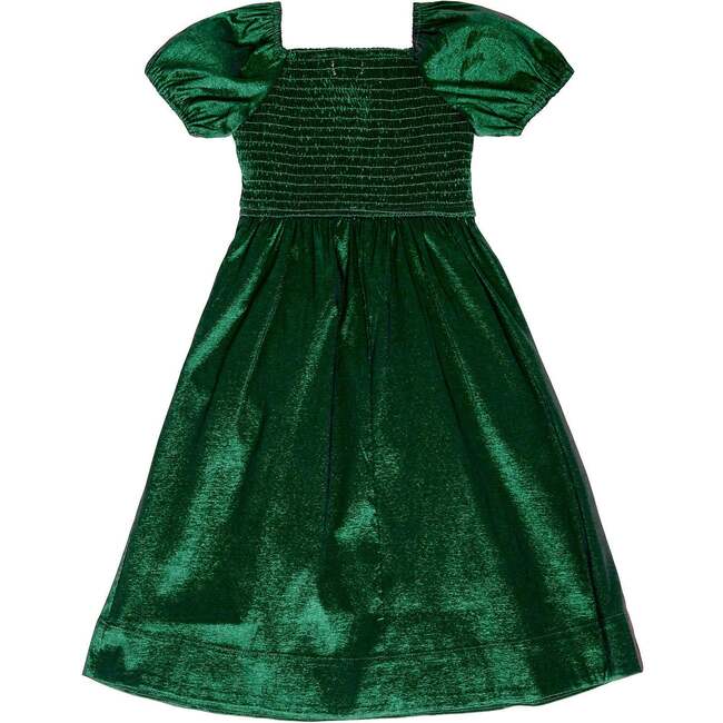 Mini Cassie Dress in Green Taffeta - Dresses - 2