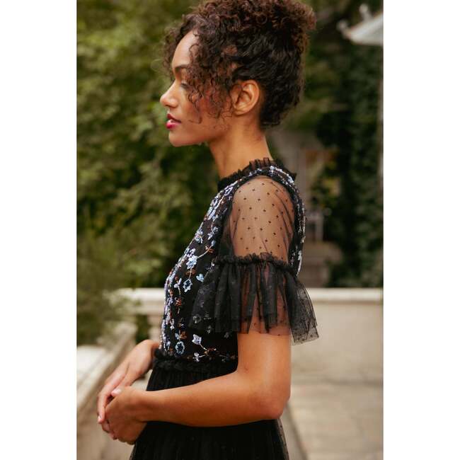 Louisa Dress in Black - Dresses - 5