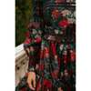 Evangeline Dress in Midnight Roses - Dresses - 4 - thumbnail