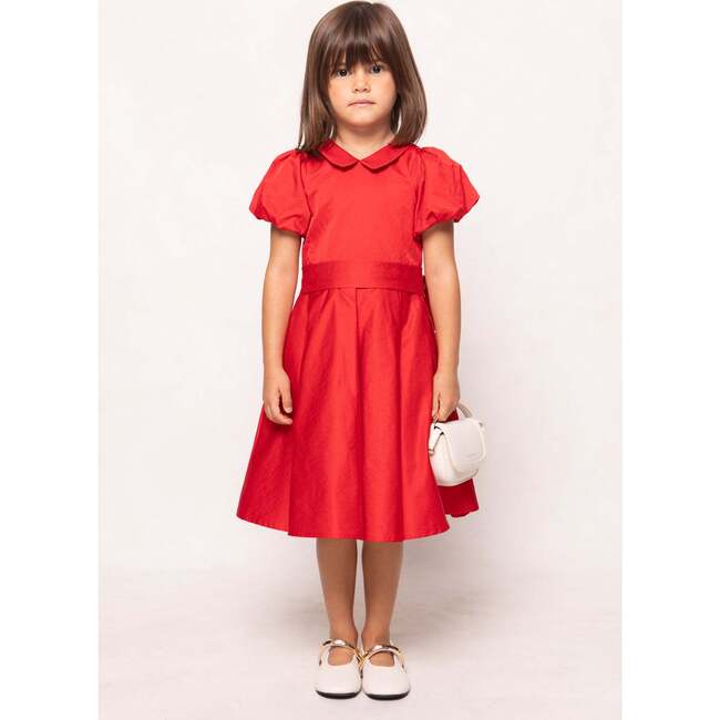 Mini Wrenley Dress in Red Taffeta - Dresses - 4