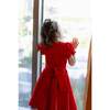 Mini Wrenley Dress in Red Taffeta - Dresses - 5 - thumbnail