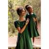 Mini Cassie Dress in Green Taffeta - Dresses - 6 - thumbnail