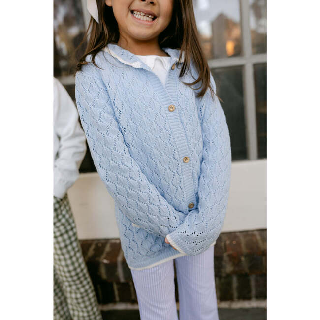 Noelle Cardigan, Vintage Lattice