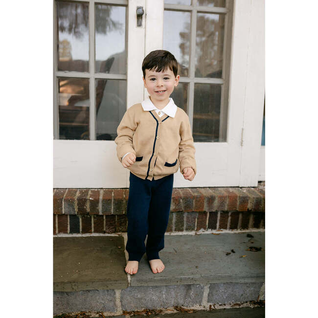 Ryan Cardigan, Beige - Sweaters - 3