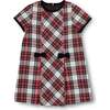 Tartan Plaid Dress With Bows - Dresses - 1 - thumbnail