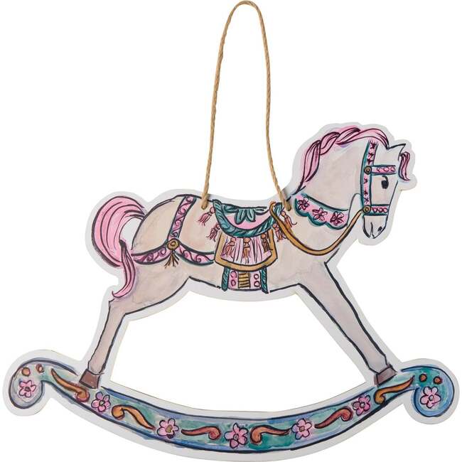 Rocking Horse Hanger, Pink
