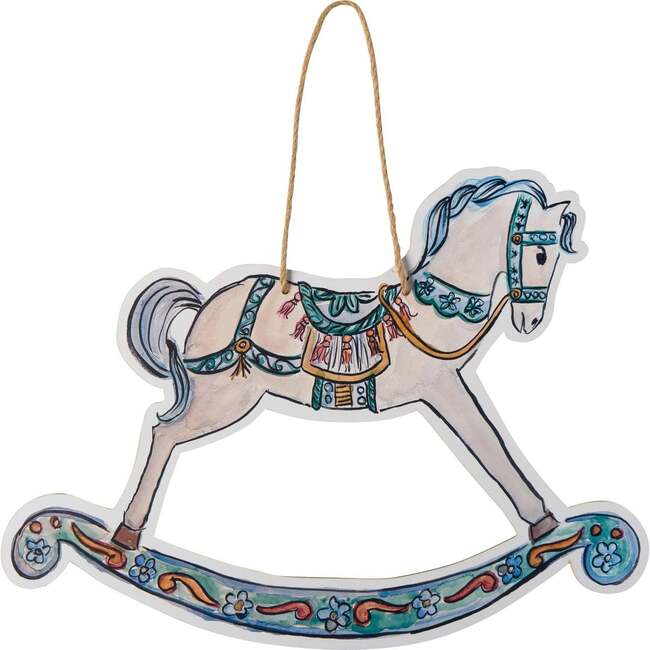 Rocking Horse Hanger, Blue
