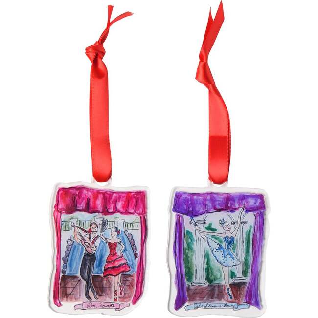 Famous Ballets Ornament Set, Don Quixote & Sleeping Beauty