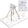 Biodegradable splat mats, Wildflower Pink - Highchairs - 1 - thumbnail