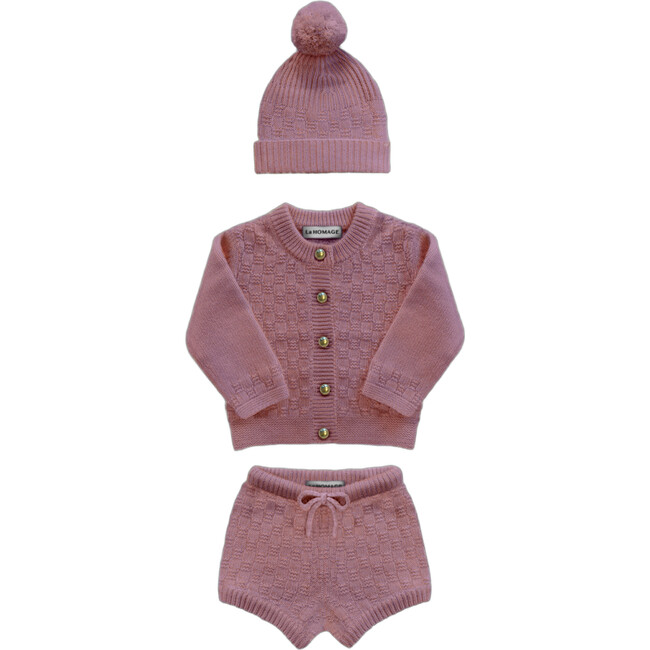 The Aspen Cashmere Baby Gift Set, Rose