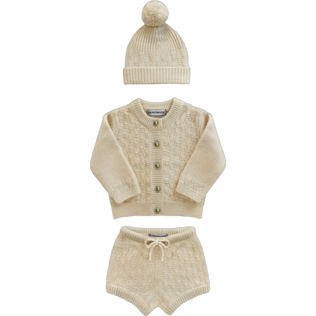 The Aspen Cashmere Baby Gift Set, Cream