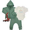 Gift Set, My First Christmas Deer 4-Piece - Mixed Apparel Set - 1 - thumbnail