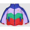 Wave Puffer Jacket, Multi - Jackets - 1 - thumbnail