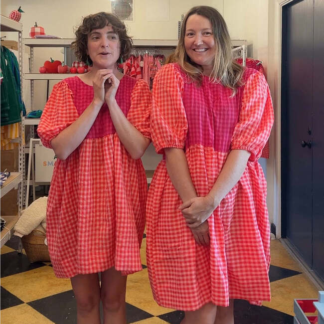 Women's Posey Play Dress, Plaid