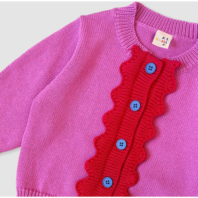 Wiggle Cardigan, Pink - Cardigans - 3