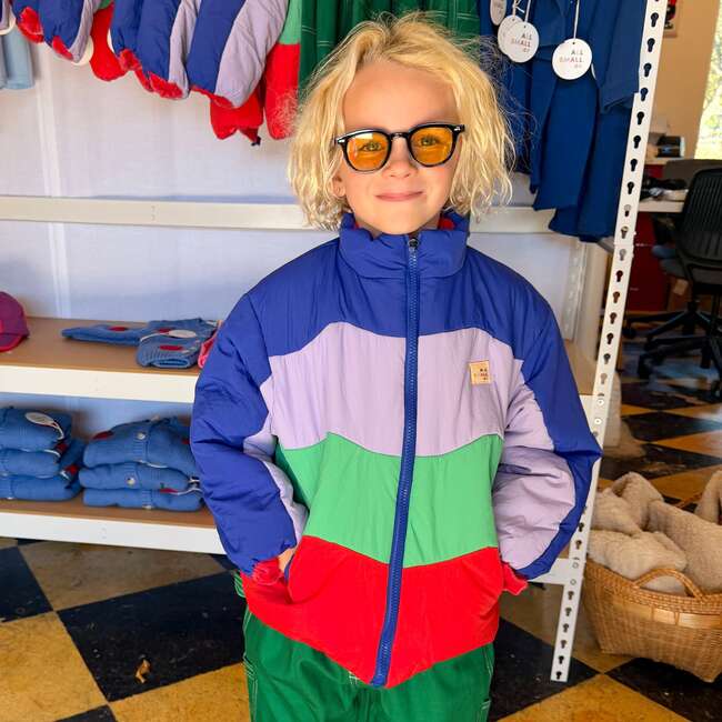 Wave Puffer Jacket, Multi