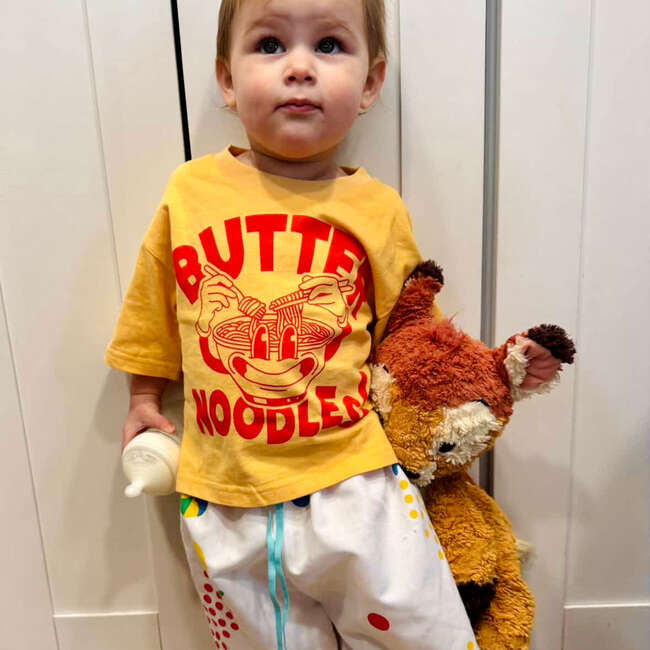 Butter Noodles Tee, Yellow