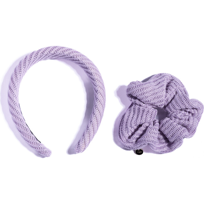 Teresa Headband & Scrunchie Set, Purple