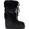 MOON BOOT Icon Faux Fur, Black - Boots - 1 - thumbnail